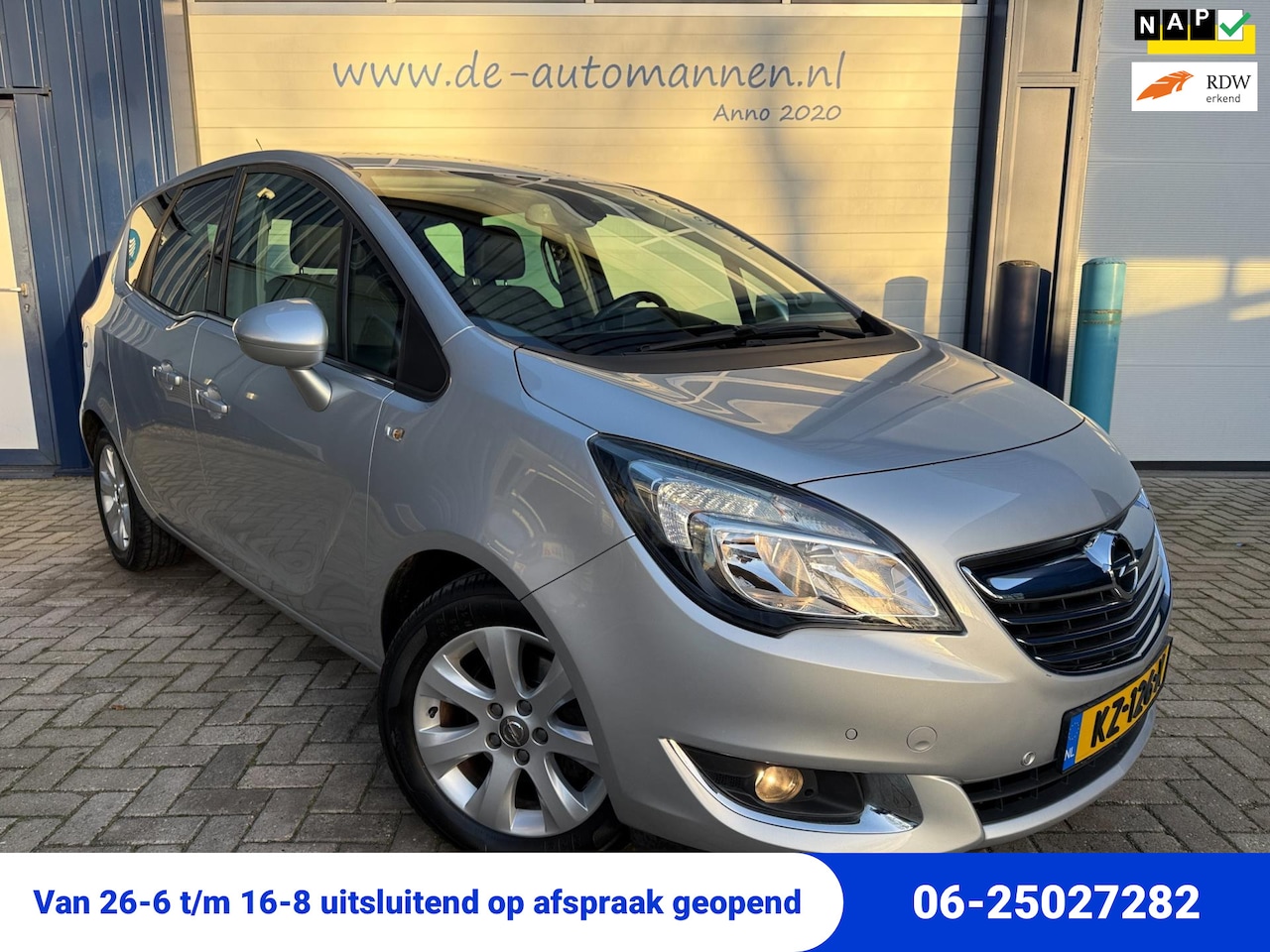 Opel Meriva - 1.4 Turbo 120pk Blitz / ECC / NAVI / CRUISE / PDC / 53.827km! - AutoWereld.nl