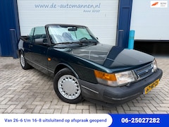 Saab 900 Cabrio - 2.0 ep Turbo 140pk / LEER / AIRCO / APK 10-27 / VOOR MEER INFO GRAAG BELLEN