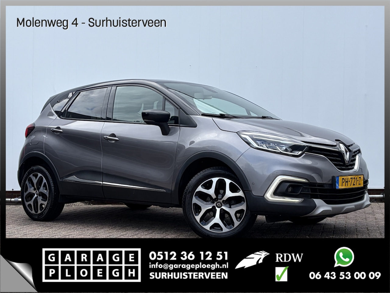 Renault Captur - 0.9 TCe Intens Nav/Cruise Camera Keyless Hoogzitter Orig.NL Voll.Onderhouden! - AutoWereld.nl