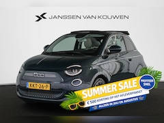 Fiat 500 C - La Prima 24 kWh Cabrio Leder Stoelverwarming Camera JBL Keyless
