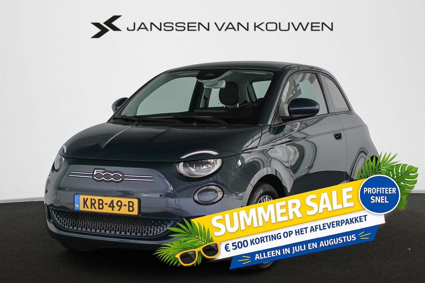 Fiat 500e - Icon 42 kWh Camera Apple CarPlay Keyless 16" - AutoWereld.nl