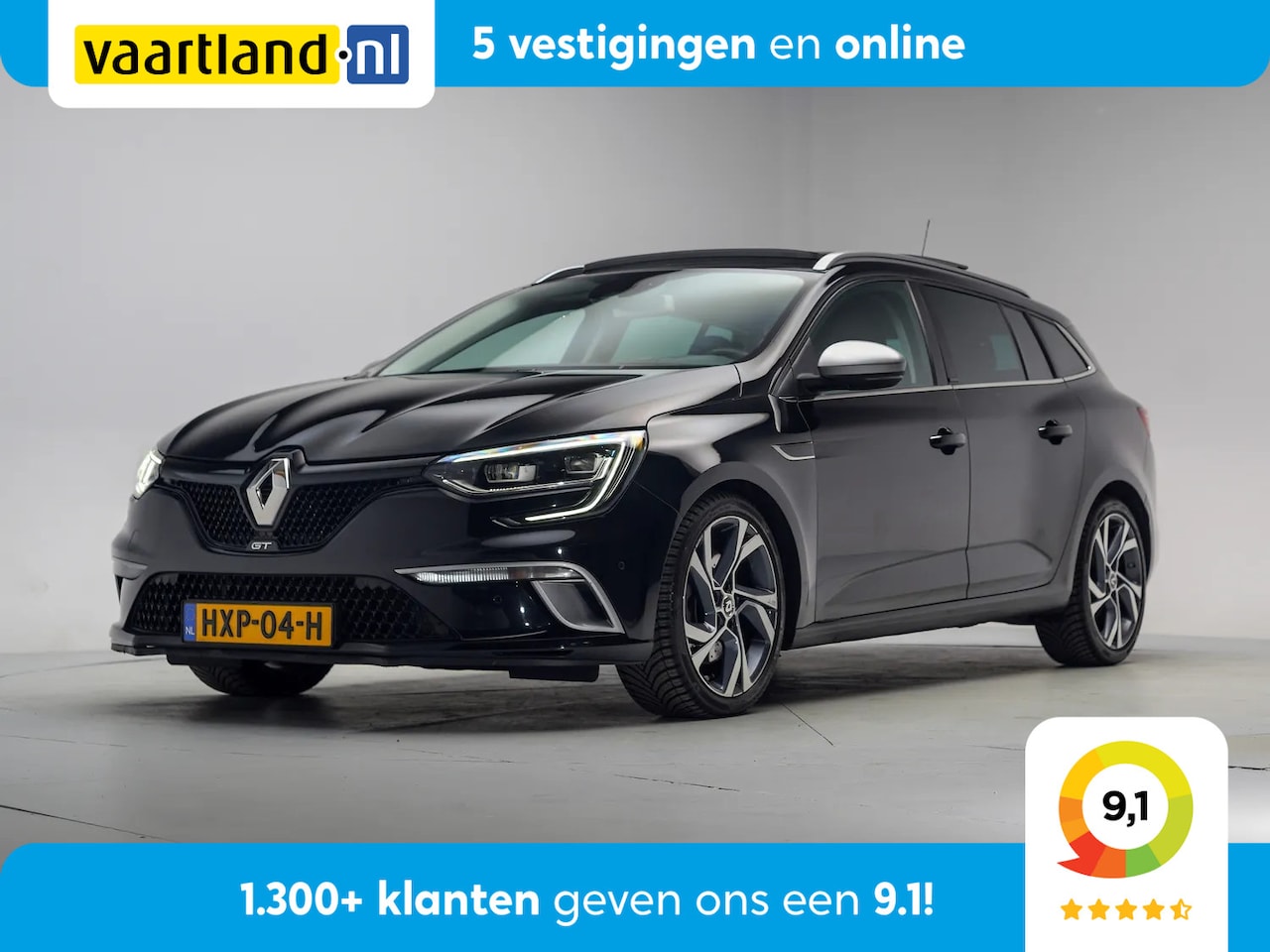 Renault Mégane Estate - 1.6 TCe 205pk GT Aut. [ Panorama LED Head-up Alcantara ] - AutoWereld.nl