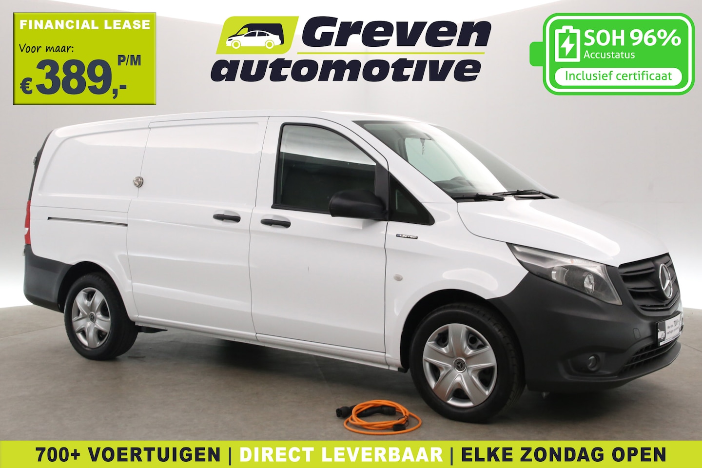 Mercedes-Benz E-klasse - e-Vito 112 66 kWh Lang | Snelladen | SOH 96% | Airco | Stoelverwarming - AutoWereld.nl