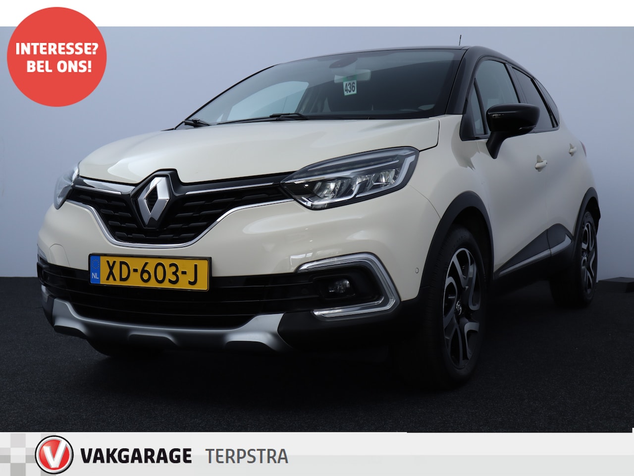Renault Captur - 0.9 TCe Intens/ Camera/ Two-Tone/ 17'' LMV/ LED Koplampen/ Dode-Hoek DET./ Keyless/ Androi - AutoWereld.nl