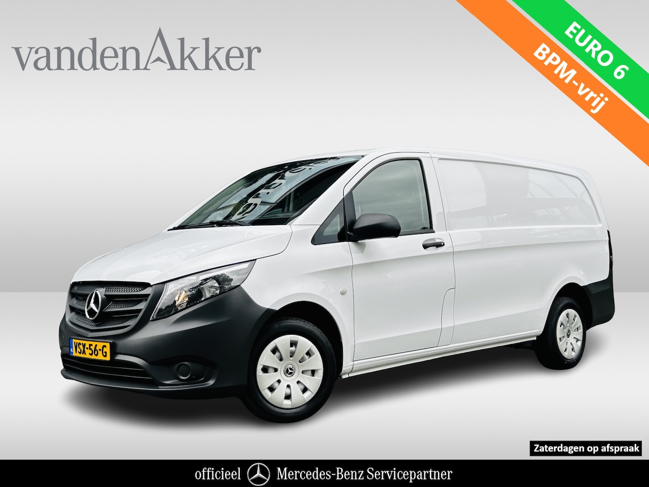 Mercedes-Benz Vito - 110 CDI L2 Lang RWD // € 398,- p/mnd // Airco // Achterklep // 12 mnd Garantie // 2000kg / - AutoWereld.nl