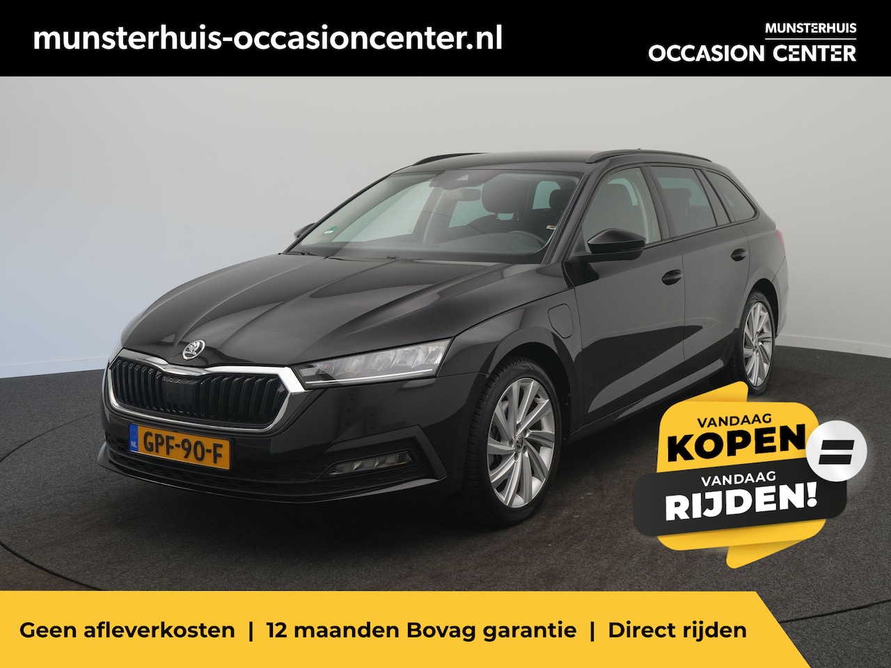 Skoda Octavia Combi - 1.4 TSI iV PHEV Business Edition - RIJKLAARPRIJS - Plug-in Hybride - All Seasonbanden - Tr - AutoWereld.nl