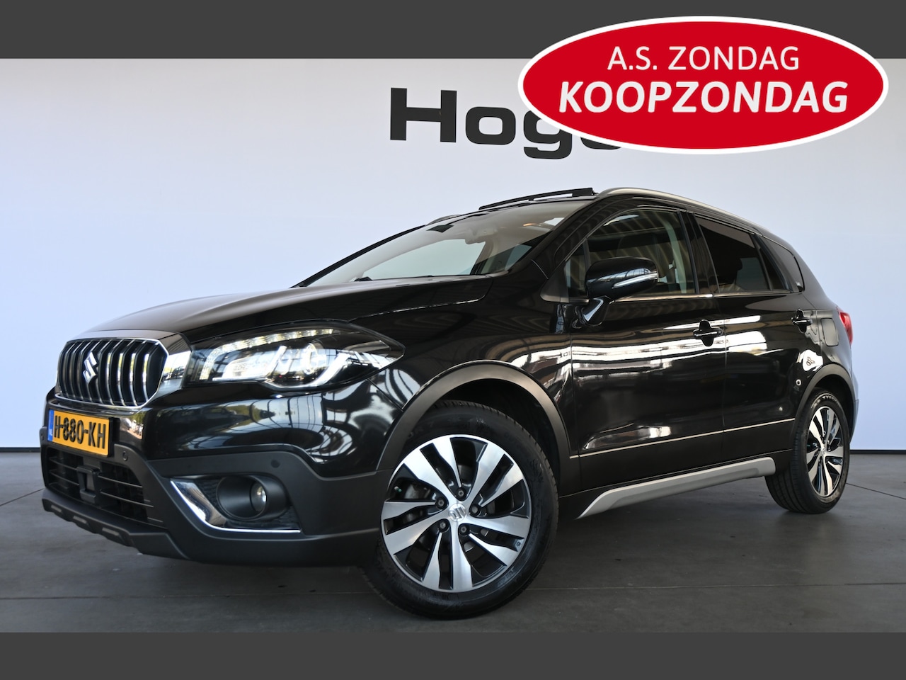 Suzuki S-Cross - 1.0 Boosterjet Stijl Clima Navigatie Panoramadak Stoelverwarming Goed Onderhouden! Inruil - AutoWereld.nl