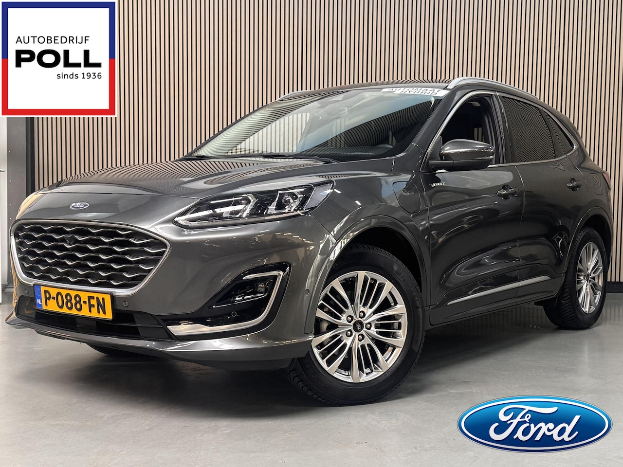 Ford Kuga - 2.5 PHEV Vignale Full-Options Trekhaak HUD Adapt. Cruise Elek. Klep Dodehoek detectie Fabr - AutoWereld.nl