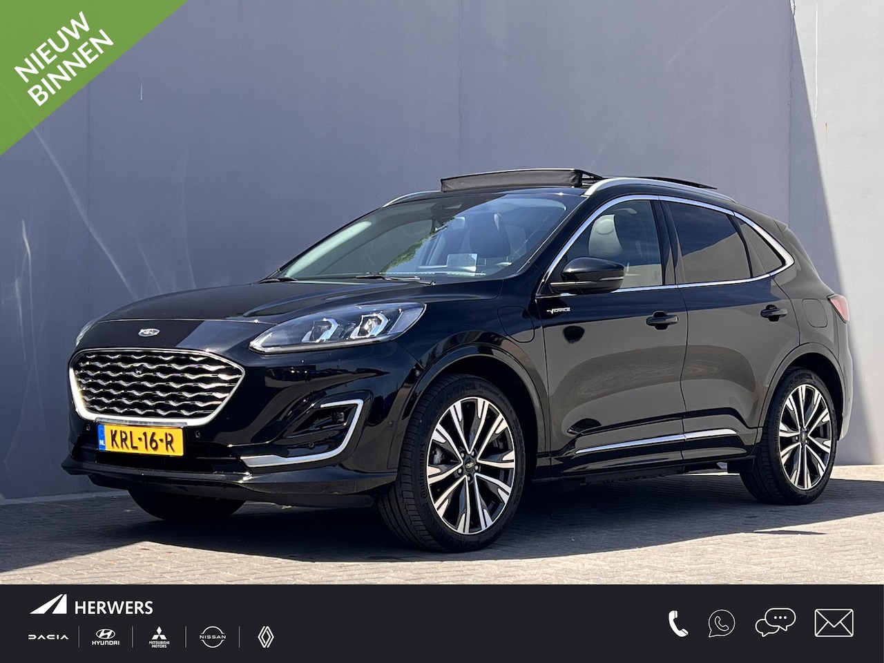 Ford Kuga - 2.5 PHEV Vignale / Accu SoH 91,96 % / Panorama schuifdak / Afn. trekhaak 1.500 kg / HUD / - AutoWereld.nl