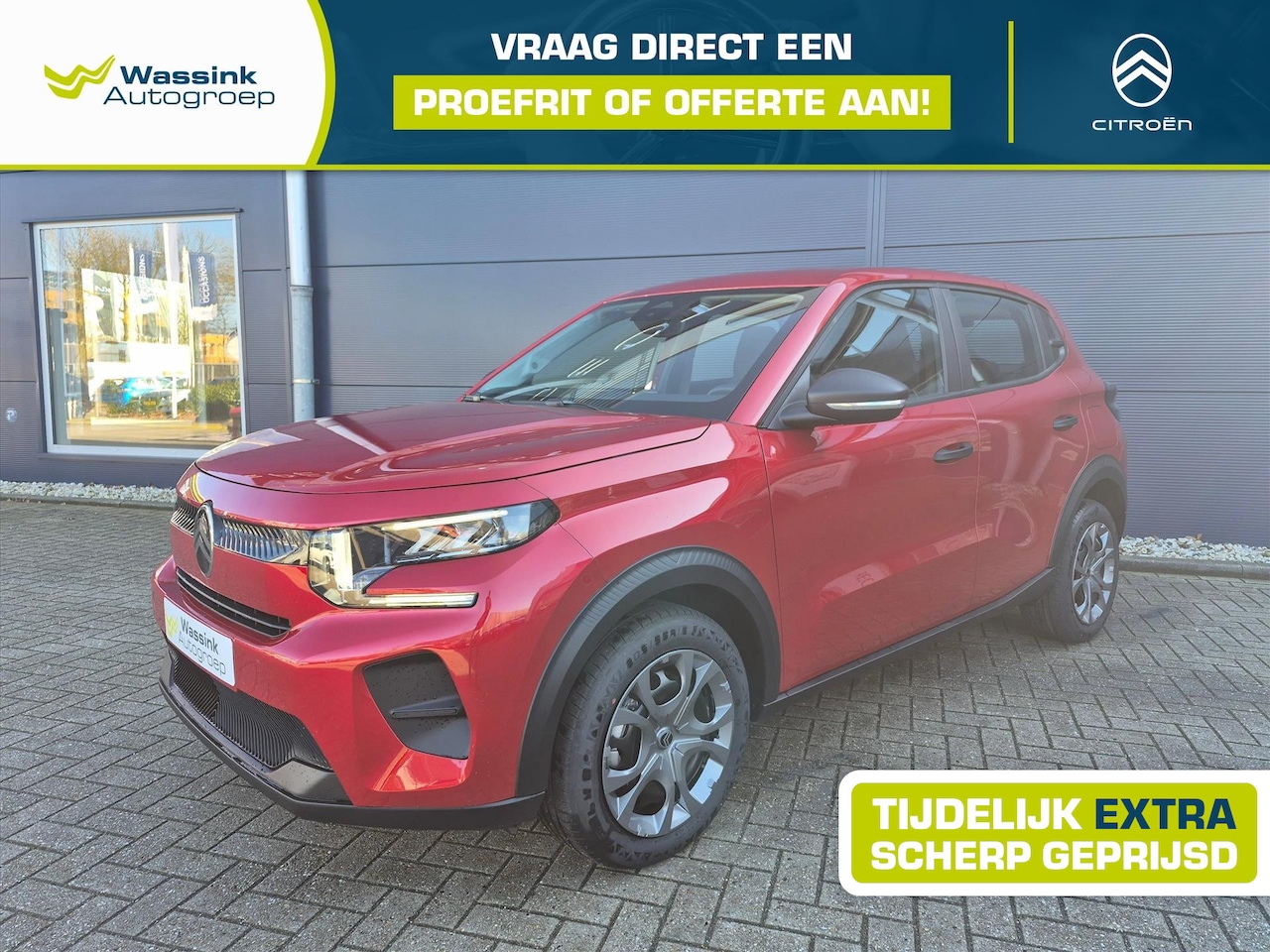 Citroën ë-C3 - EV 44kWh 113pk Comfort Range You | Cruise Control | Airco | Parkeersensoren | - AutoWereld.nl