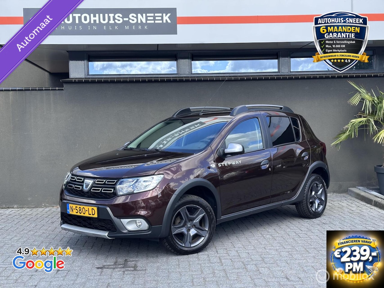 Dacia Sandero Stepway - 0.9 TCe | Automaat | Camera | Navi - AutoWereld.nl
