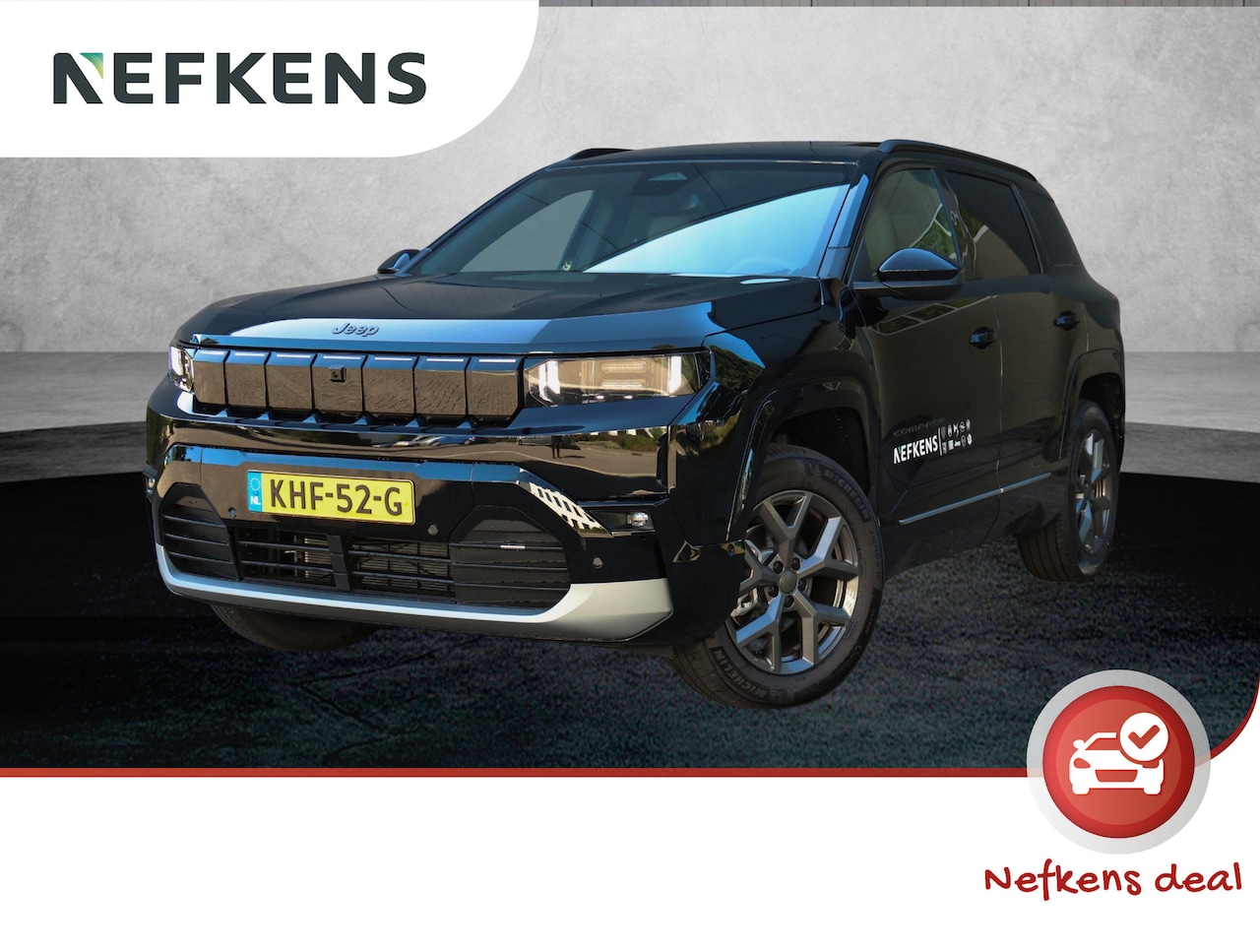 Jeep Compass - 1.2 e-Hybrid First Edition | Elektrisch schuifdak | Rondomzicht camera | Stoelverwarming e - AutoWereld.nl