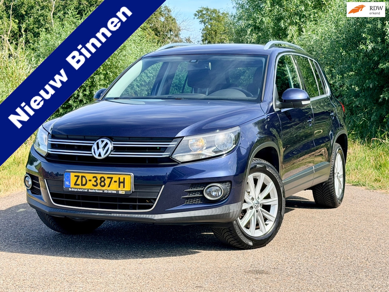Volkswagen Tiguan - 1.4 TSI Sport&Style 4motion Clima PDC Trekhaak 17'' Perfect Onderhouden - AutoWereld.nl