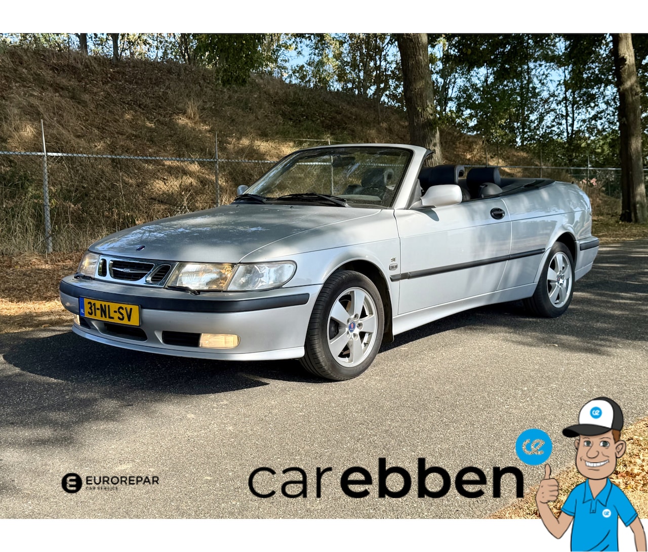 Saab 9-3 Cabrio - 2.0t Anniversary | 152.000 km | Leder | Org. NL | Perfecte staat - AutoWereld.nl