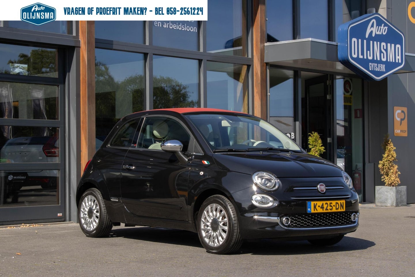 Fiat 500 C - 1.2 Lounge|Cabrio|Cruise|Parkeersensoren Achter| - AutoWereld.nl