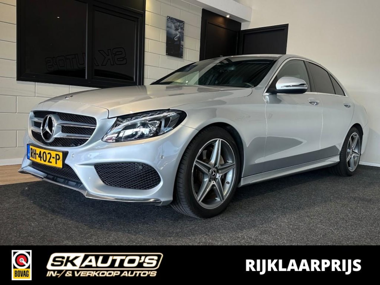 Mercedes-Benz C-klasse - 160 AMG PAKKET l NAP l LEDER l LED l STOELVERW l - AutoWereld.nl