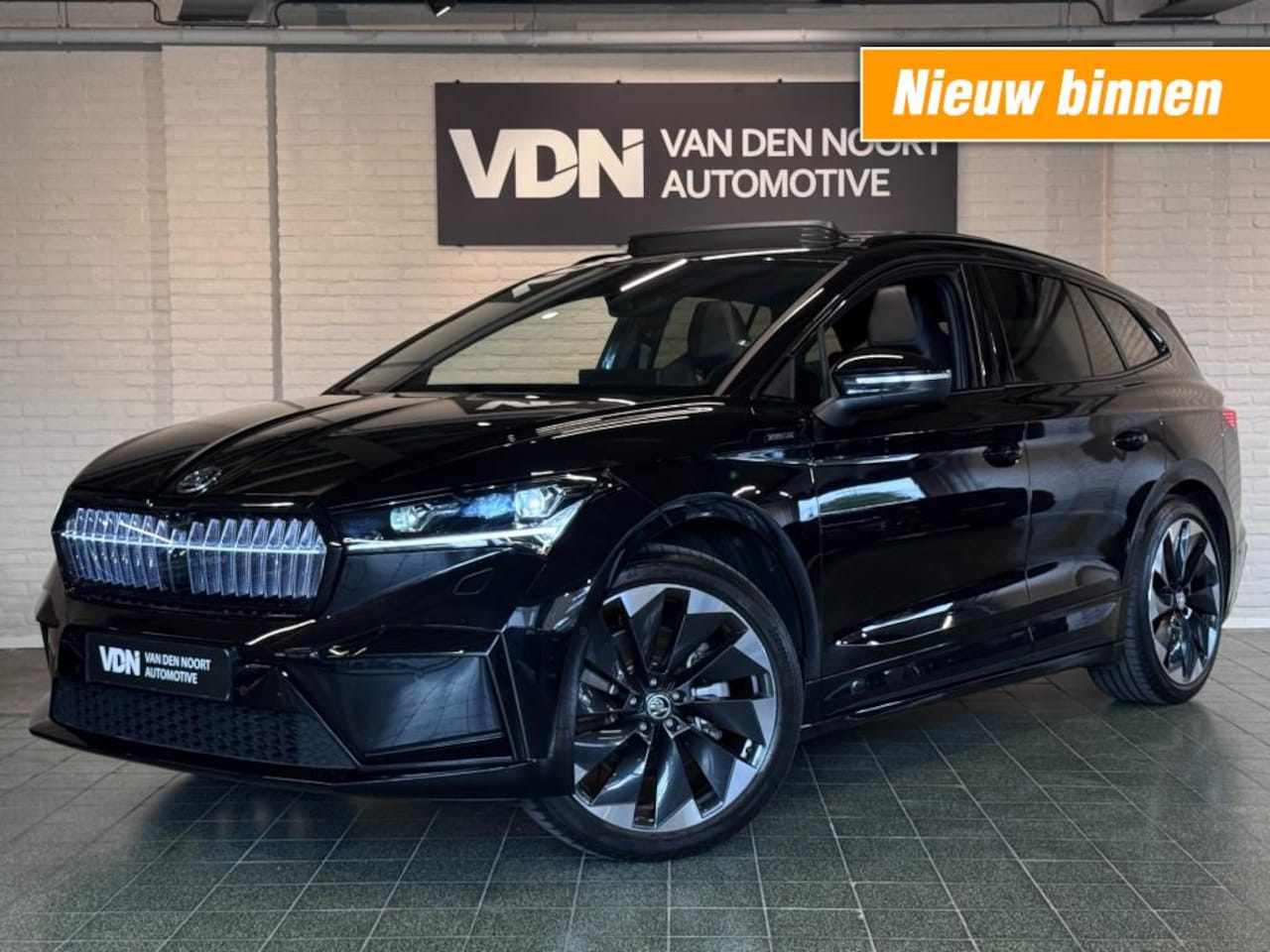 Skoda Enyaq - iV 80 Sportline 204pk BTW Warmtepomp Pano Camera 21'' - AutoWereld.nl
