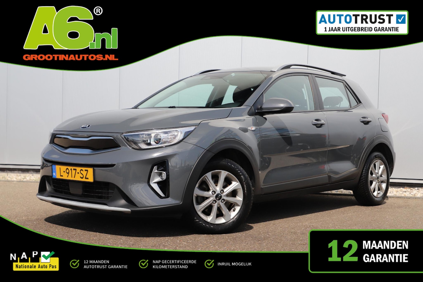 Kia Stonic - 1.0 T-GDi MHEV DynamicLine 101PK Navigatie Achteruitrijcamera Carplay Android LMV Climate - AutoWereld.nl