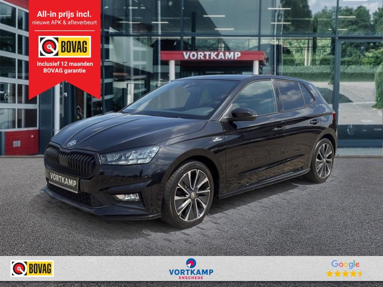 Skoda Fabia - 1.0 TSI MONTE CARLO CRUISE/PDC-ACHTER/CLIMA/STOEL+STUURVERW/CARPLAY - AutoWereld.nl
