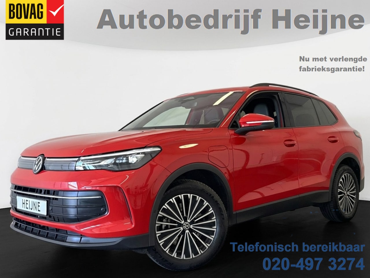 Volkswagen Tiguan - 1.5 TSI 204PK eHybrid DSG LIFE CAMERA/TREKHAAK/KEYLESS fabrieksgarantie 2030 - AutoWereld.nl