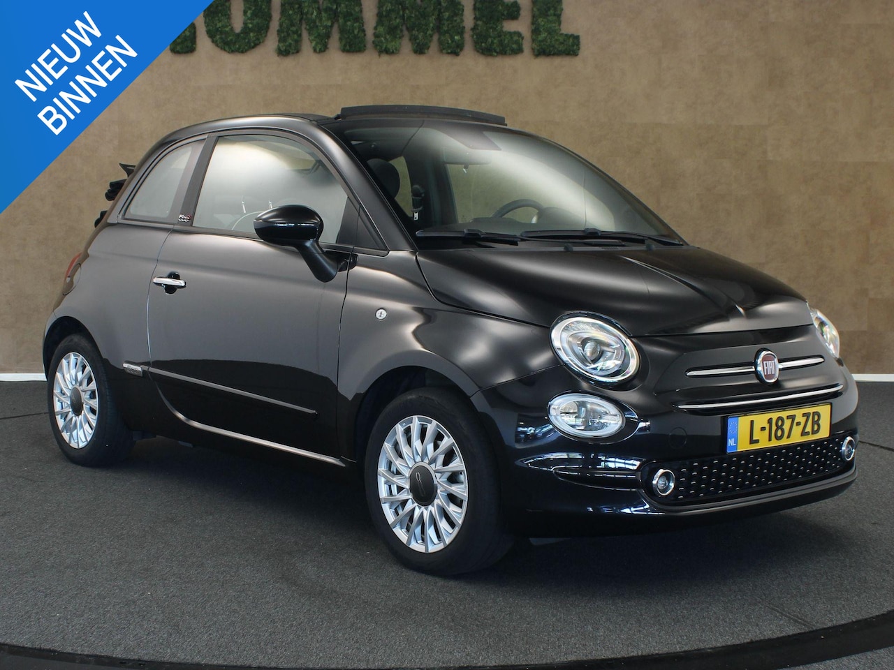Fiat 500 - 1.0 Hybrid Lounge - CABRIO DAK - PARKEERSENSOREN ACHTER - MULTIMEDIA VOORBEREIDING - CLIMA - AutoWereld.nl