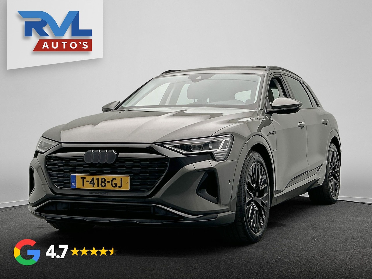 Audi Q8 e-tron - 55 quattro Advanced Edition SOH 93,4% | Pano/Dak | Trekhaak | Stoelverwarming | Adapt.Crui - AutoWereld.nl