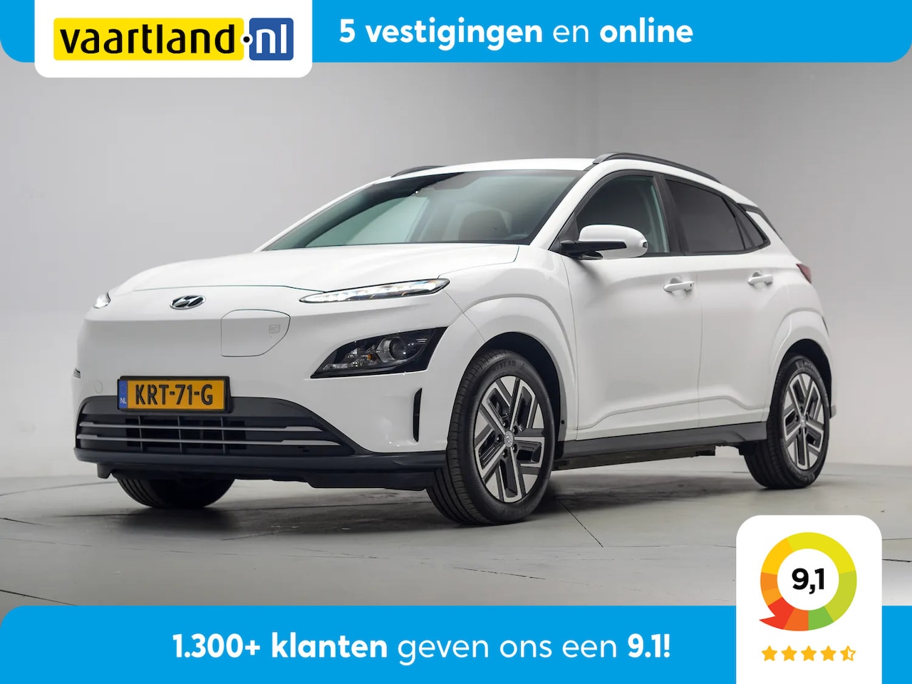 Hyundai Kona Electric - 39kWh Techno Comfort [ Krell-audio Navi PDC Clima ] - AutoWereld.nl