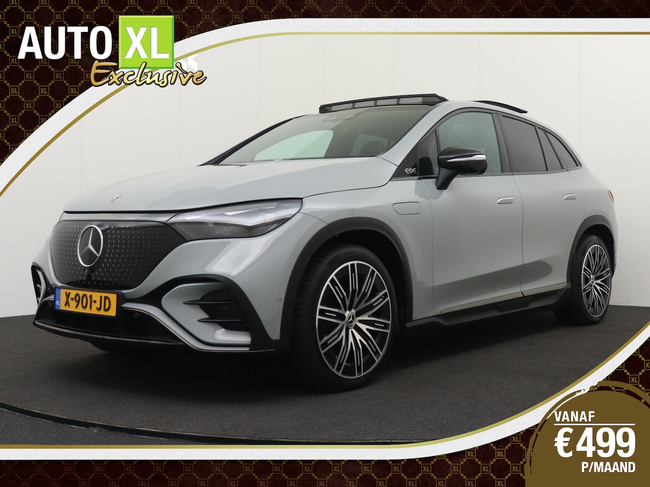 Mercedes-Benz EQE SUV - 350 4Matic AMG 91 kWh Pano-dak Achterasbesturing - AutoWereld.nl