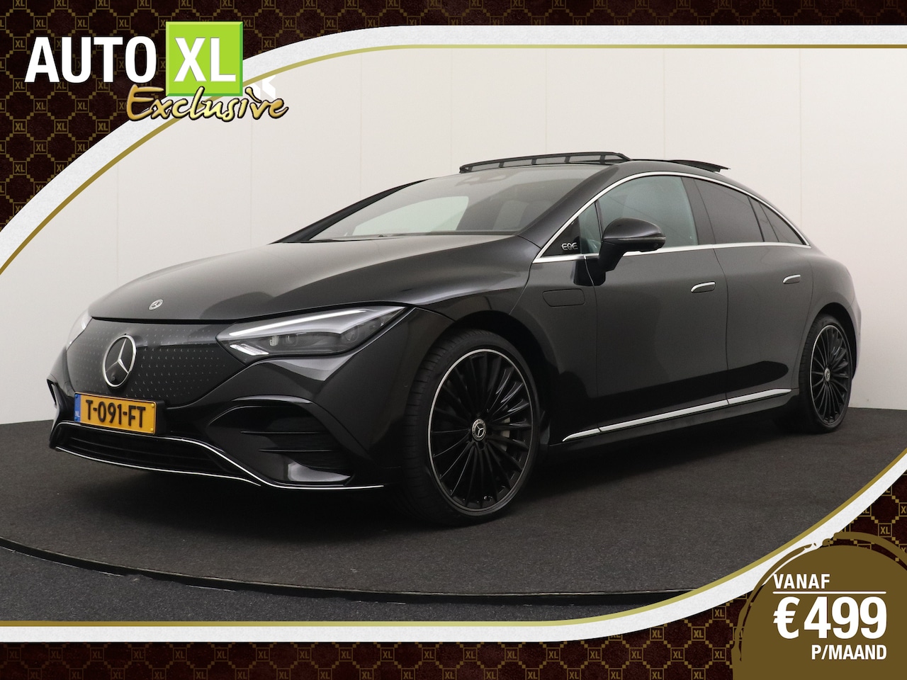 Mercedes-Benz EQE - 350 4Matic AMG 91kWh Warmtepomp Pano-dak Full-Options - AutoWereld.nl