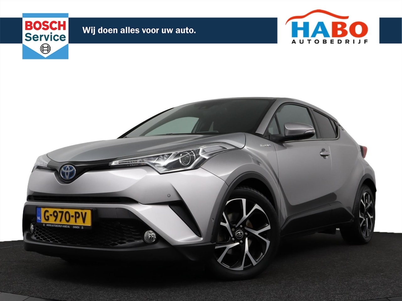 Toyota C-HR - 1.8 HYBRID DYNAMIC CVT AUTOMAAT ECC/CRUISE/NAV/CAMERA/REGEN.SENS/PARK.SENS/LMV/TREKHAAK - AutoWereld.nl