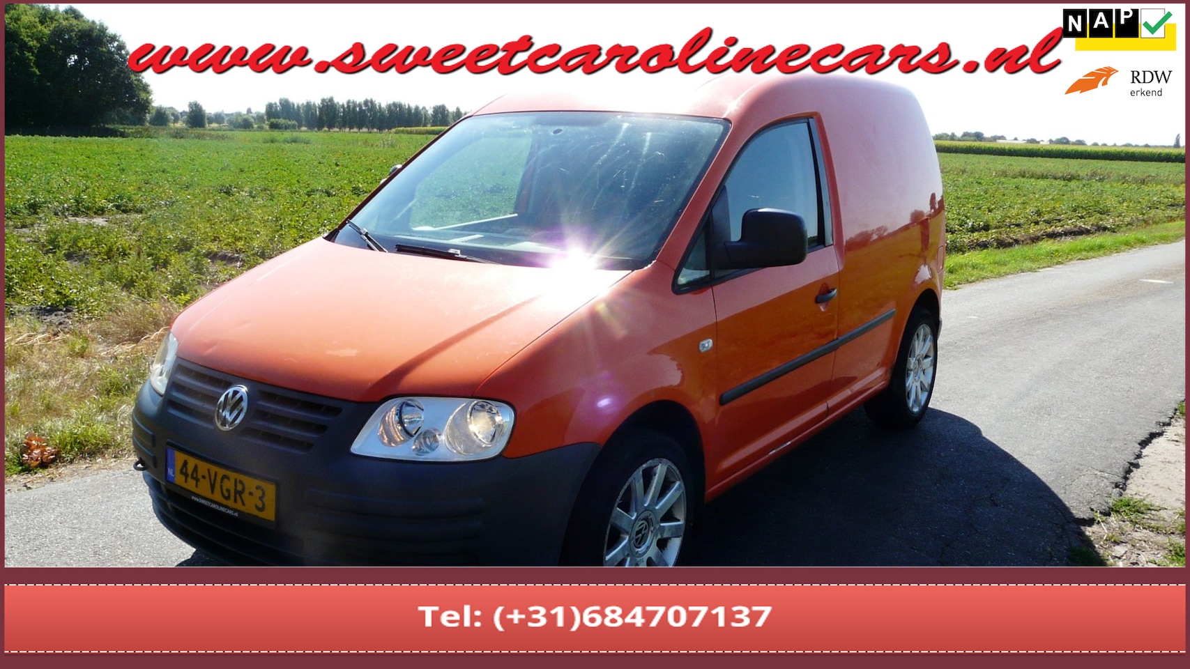 Volkswagen Caddy - 1.9 TDI Sport,500 kg,Elec.pakket,17"Lmv's, Gechipt!!,Grootbeeld Navi,Trekhaak! - AutoWereld.nl