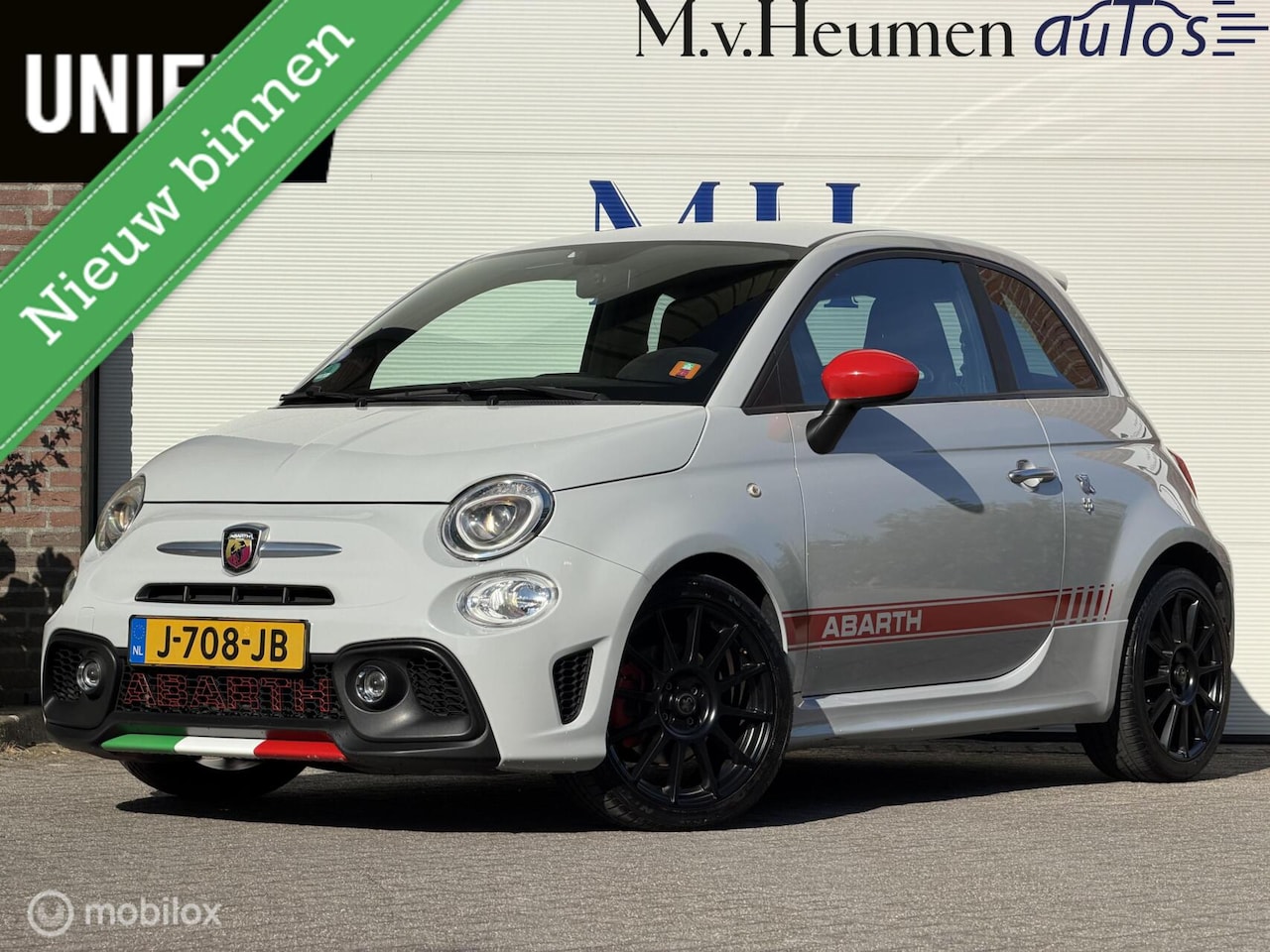 Fiat 500 Abarth - 1.4 T-Jet 595 Sportuitlaat Sterrenhemel Groot Multimedia Grigio - AutoWereld.nl