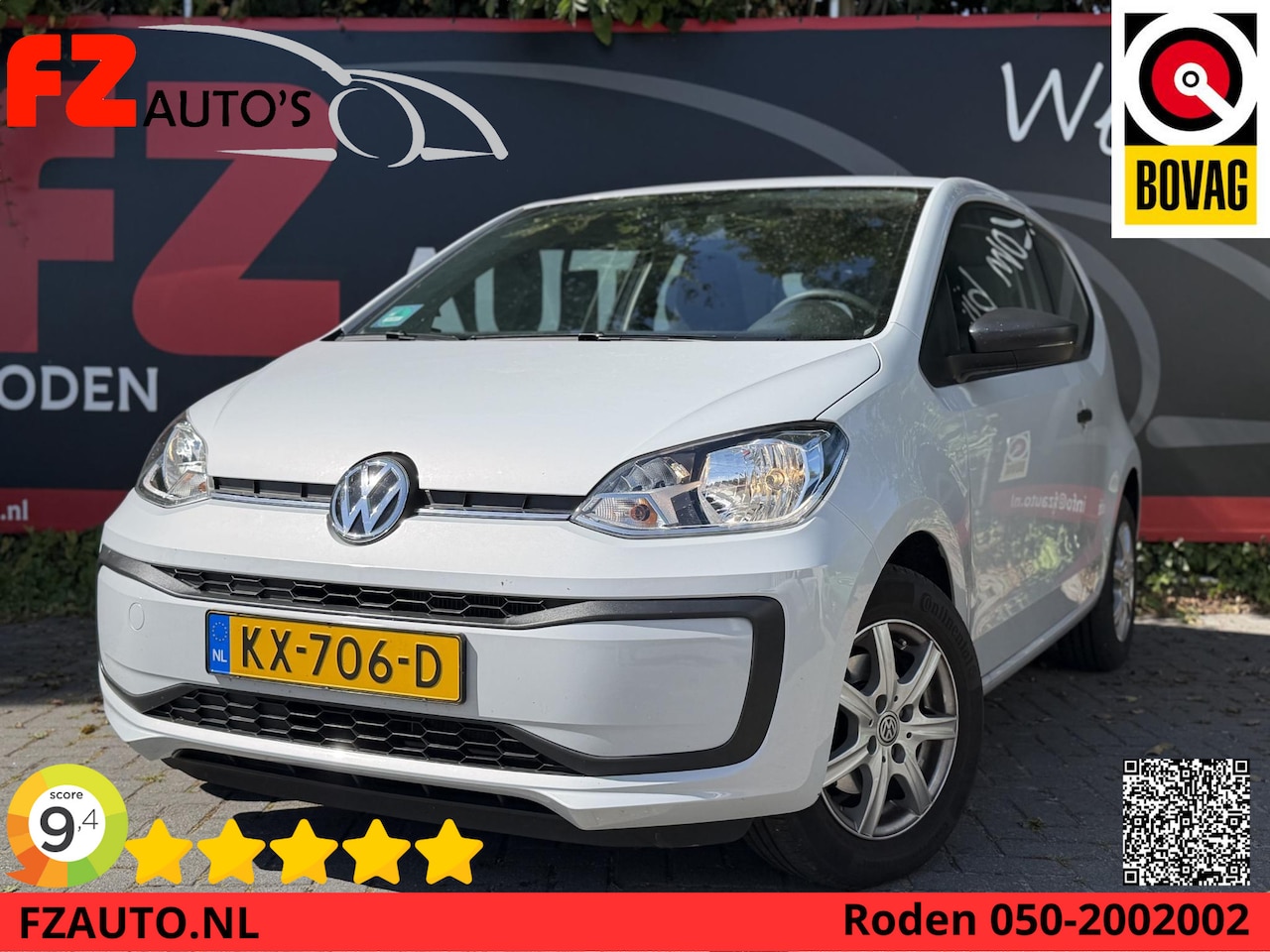 Volkswagen Up! - 1.0 BMT take up! - Airco - Radio - Lichtmetalen velgen - AutoWereld.nl