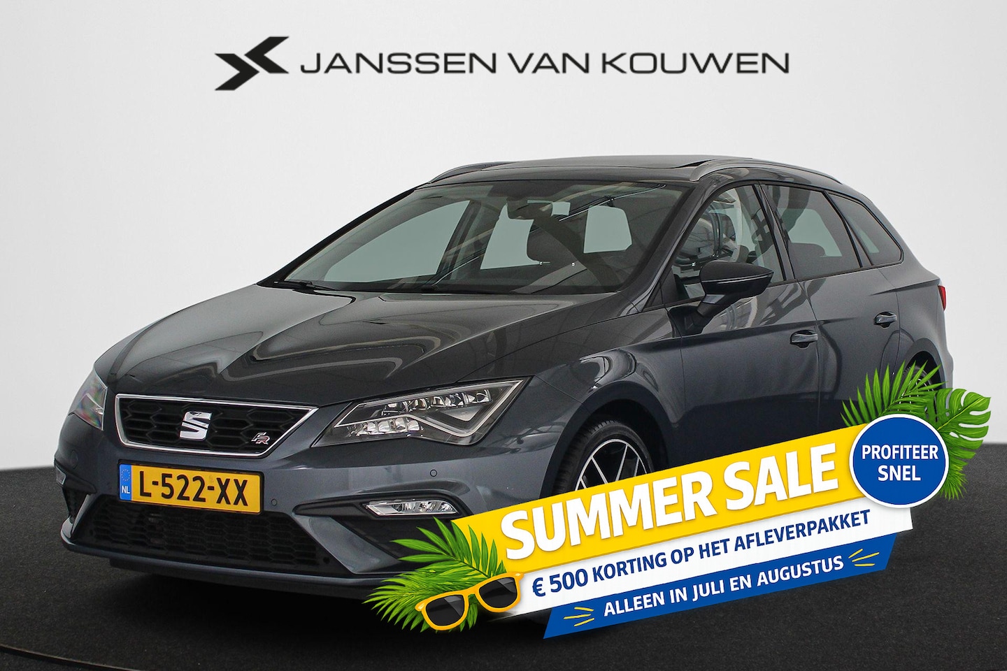 SEAT Leon ST - 1.5 TSI FR Business Intense Panoramadak Virtual Cockpit - AutoWereld.nl