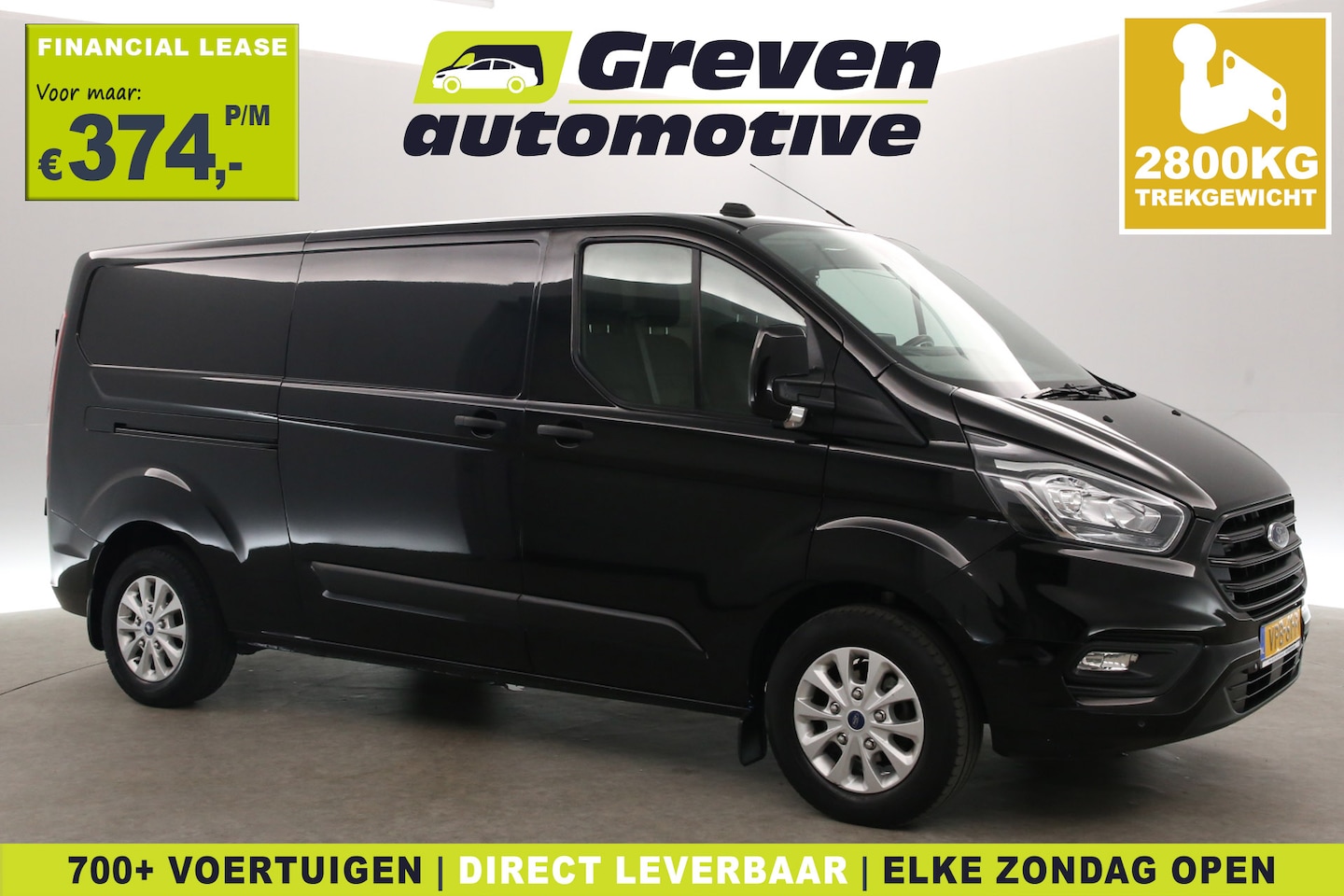Ford Transit Custom - 2.0 TDCI L2H1 | 2800kg Trekgew. | Airco | Cruise | Camera | 3 Zits | Carplay | Trekhaak - AutoWereld.nl