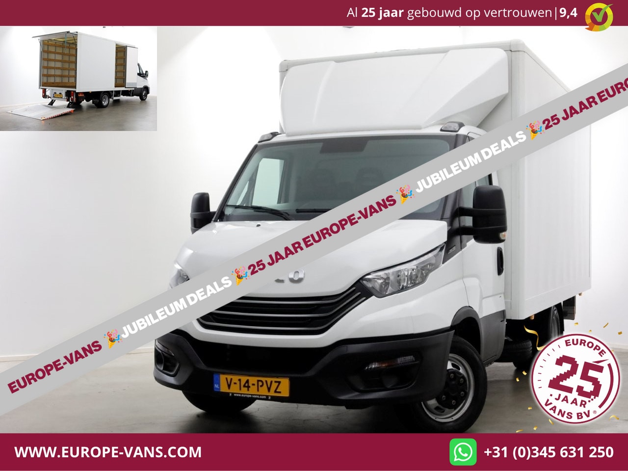 Iveco Daily - 35C14 136pk Bakwagen met laadklep en zijdeur 04-2024 - AutoWereld.nl