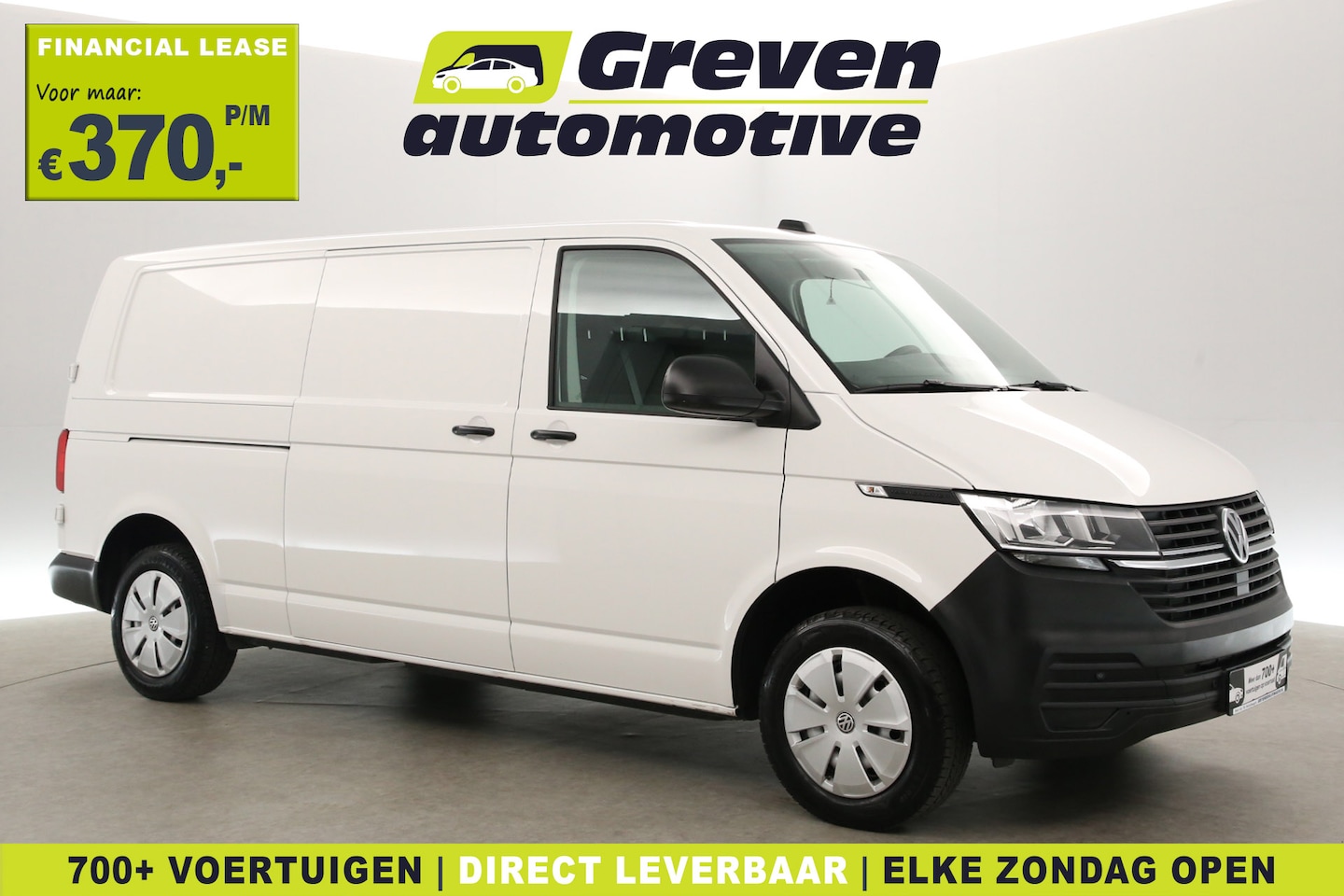 Volkswagen Transporter - 2.0 TDI L2H1 150PK | Aut. | Airco | Cruise | Carplay | 3 Zits | Parkeersens. | Trekhaak - AutoWereld.nl
