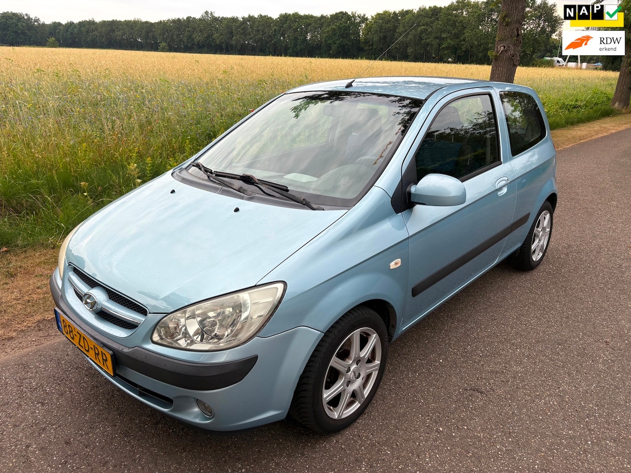 Hyundai Getz - 1.4i Active Cool Airco/Goede APK/LM/Elektr ramen - AutoWereld.nl