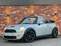 MINI Cabrio - 1.6 Cooper S Chili White Silver Nav/Cruise Stoelverw Leer Voll.Onderhoud. UITSTRALING