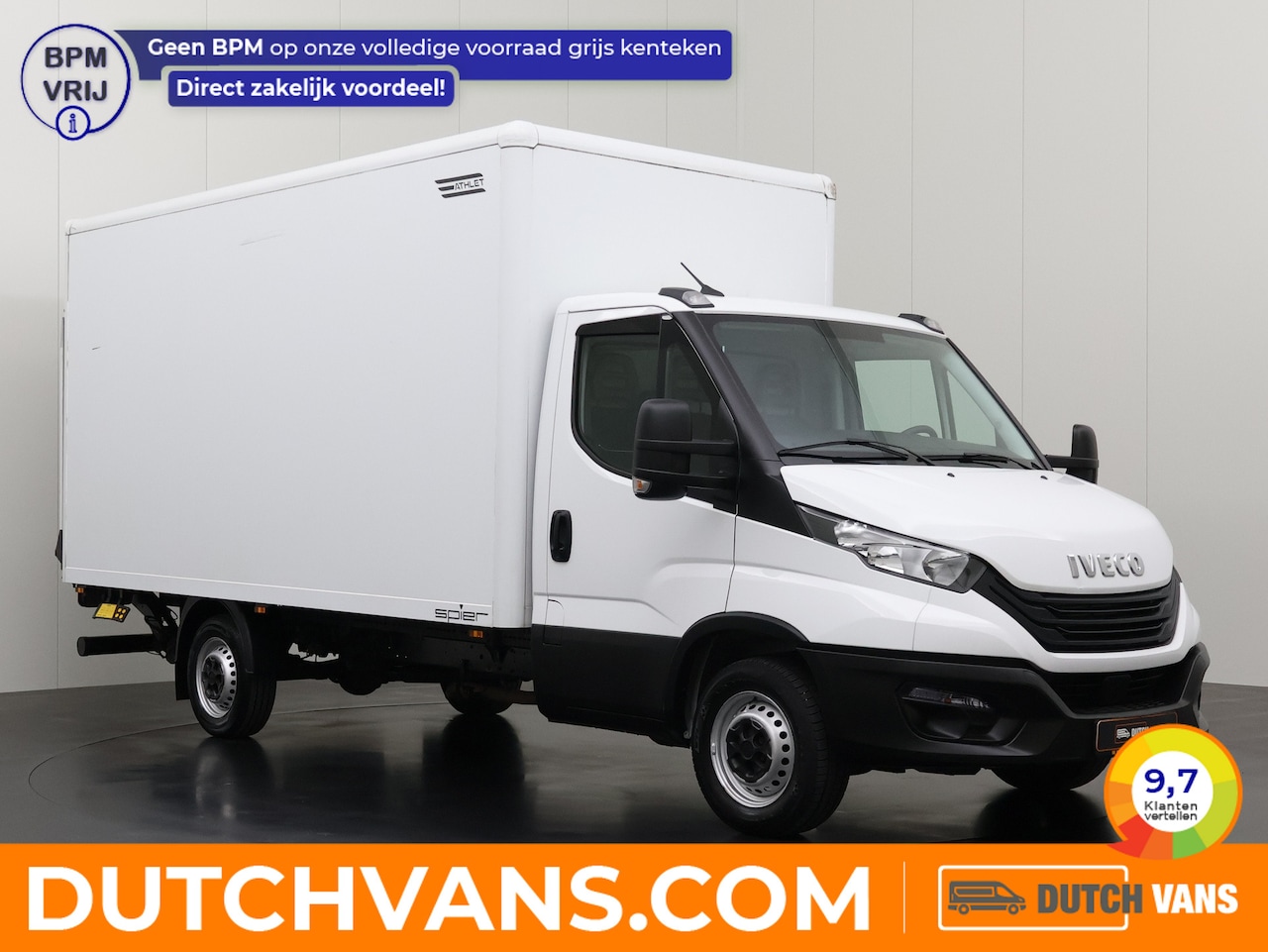 Iveco Daily - 35C14 Bakwagen+Laadklep | Airco | Camera | Cruise | 3-Zits | Dakspoiler - AutoWereld.nl