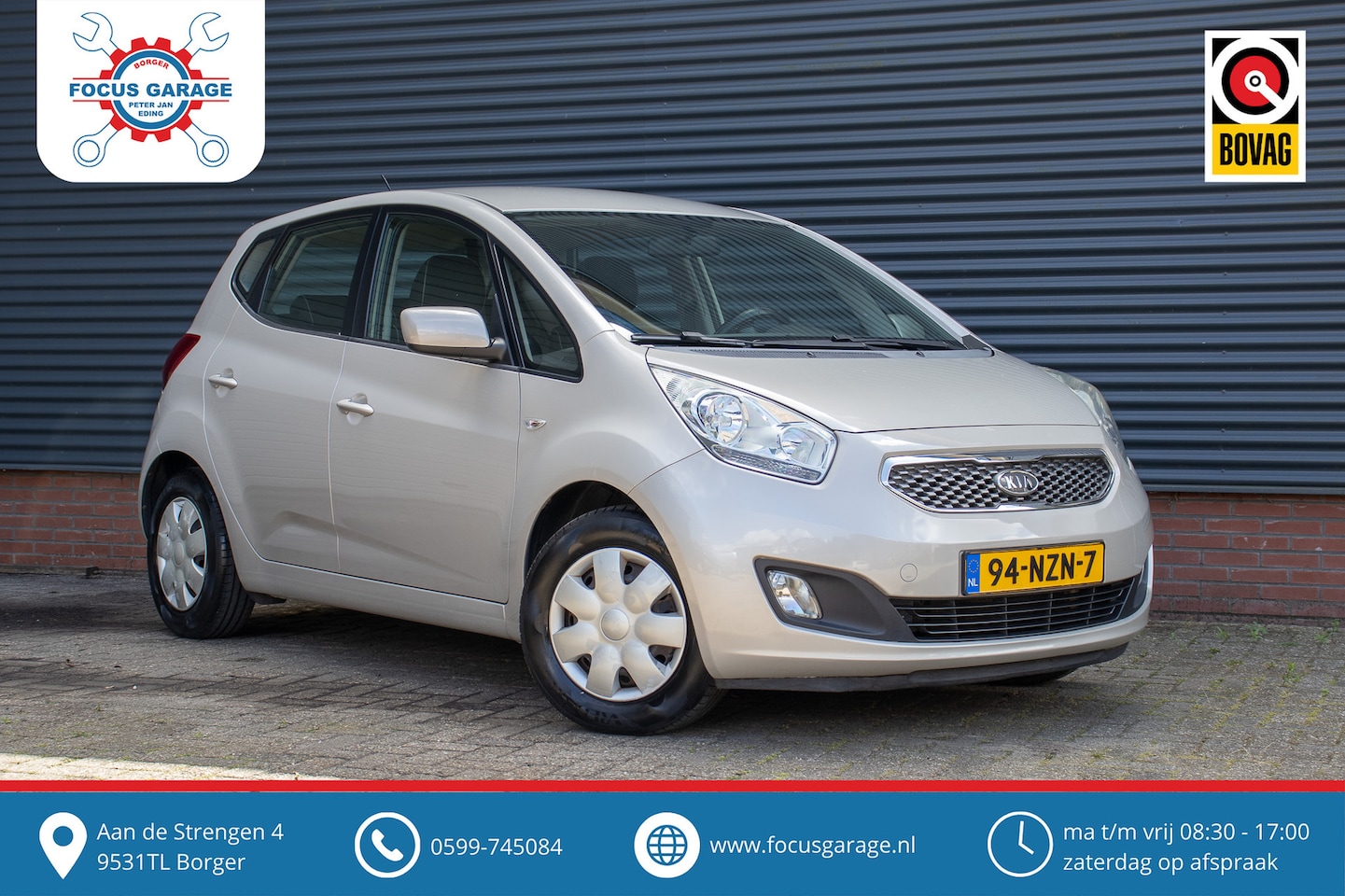 Kia Venga - 1.4 CVVT X-tra Airco|pdc|Cruise - AutoWereld.nl