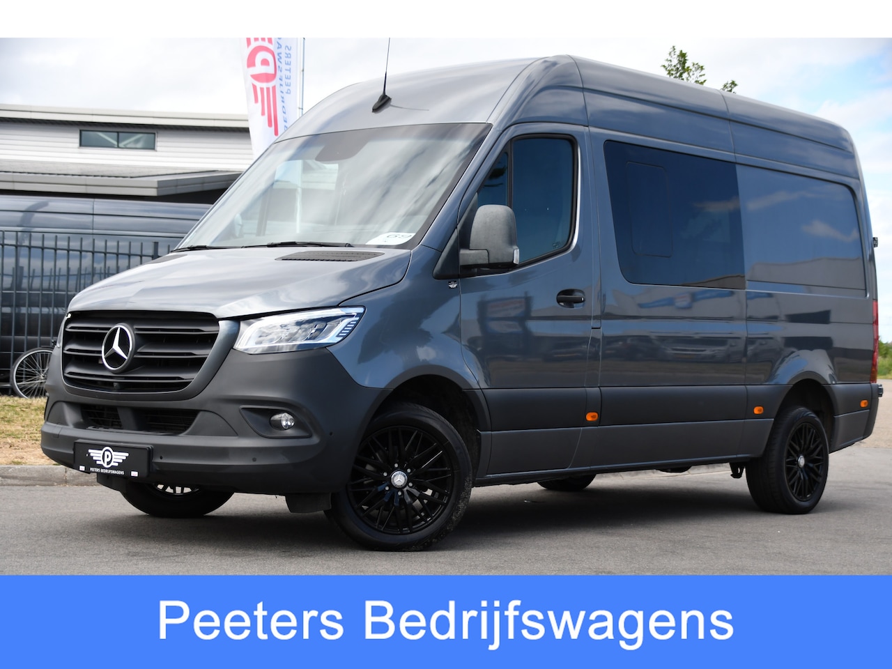 Mercedes-Benz Sprinter - 319 V6 3.0 CDI L2H2 DC PB Edition 360 Camera, Cruise, Carplay, Automaat, LED, Stoelverwarm - AutoWereld.nl