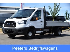 Ford Transit - 350 2.0 TDCI L4H1 Openlaadbak Airco, Radio, 130pk, Pick-up, Uniek