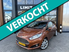 Ford Fiesta - 1.0 EcoBoost Titanium/Aut/Leer/Climate/Cruise/Camera/Keyless/St.verw/Navi/Pdc v+a/Apk