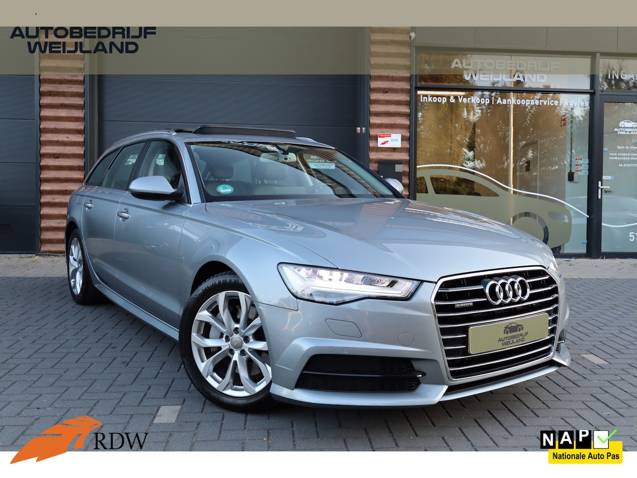 Audi A6 Avant - 2.0 TFSI QUATTRO 252PK Lease Edition NL-auto NAP I 18" I Pano I Bose I Keyless I Leer I Sc - AutoWereld.nl