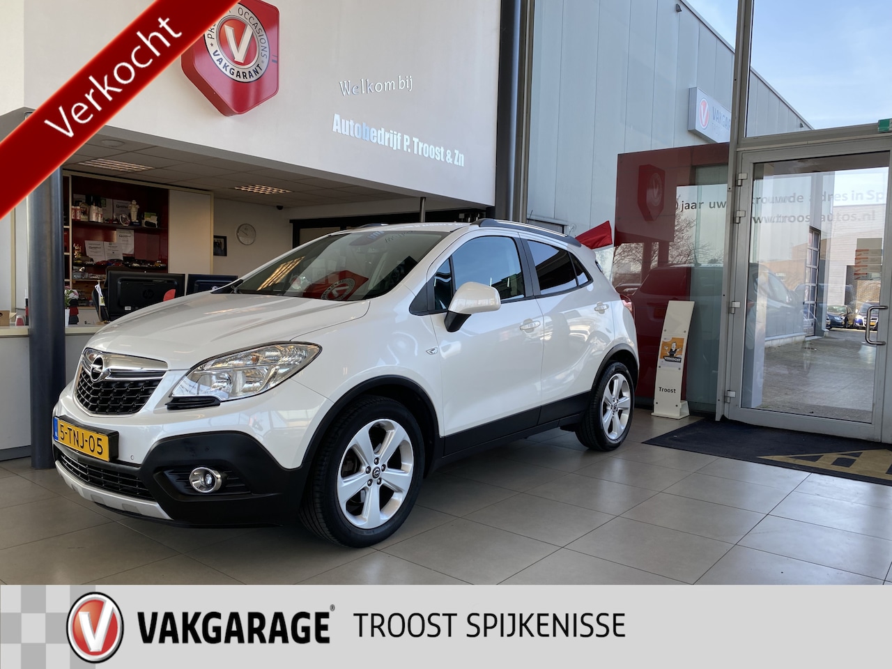 Opel Mokka - 1.6 Cosmo 1.6 Cosmo,2E Eigenaar,100% Onderhouden,Navigatie,Climate&Cruisecontrol,Spraakbediening,V&A - AutoWereld.nl