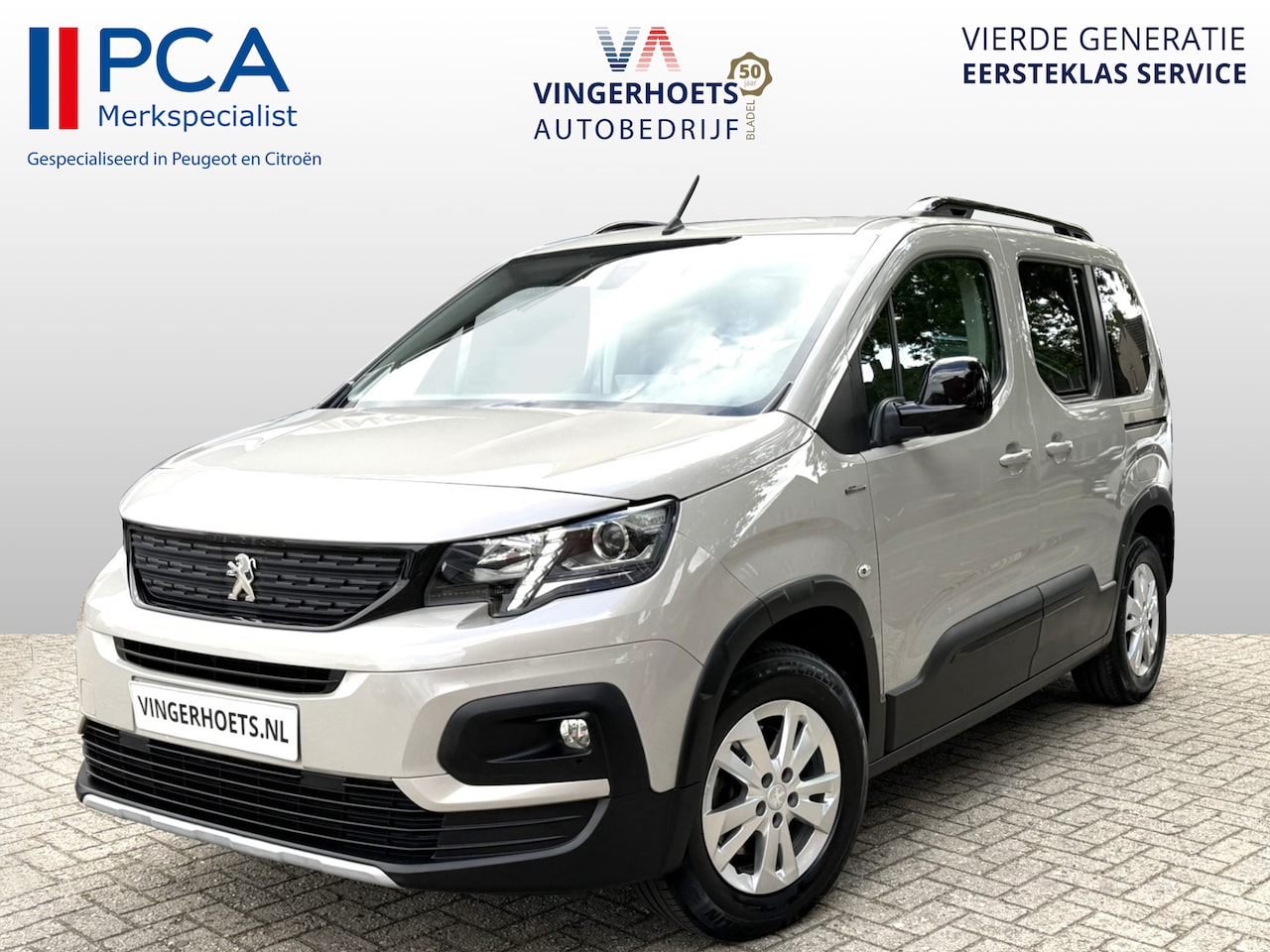 Peugeot Rifter - 110 Pk Benzine * GT-Line * Super Netjes * Navigatie * Panoramadak * Trekhaak * Stoelverwa - AutoWereld.nl