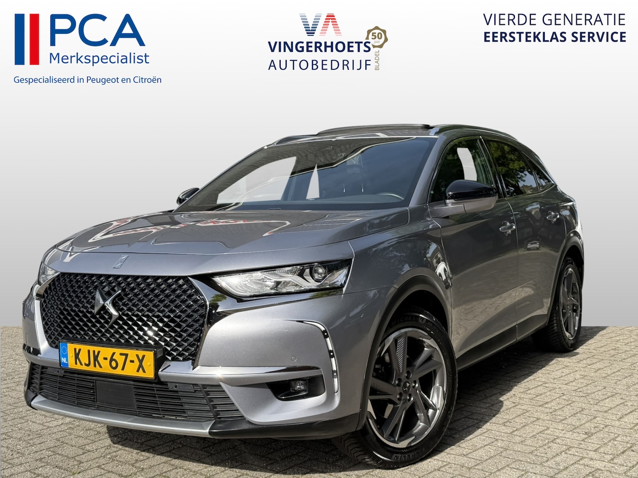 DS 7 Crossback - 1.6-16v. * Rivoli * AUTOMAAT * 180 Pk Benzine * KJK-67-X * * Trekhaak * Zwart Leder * Schu - AutoWereld.nl