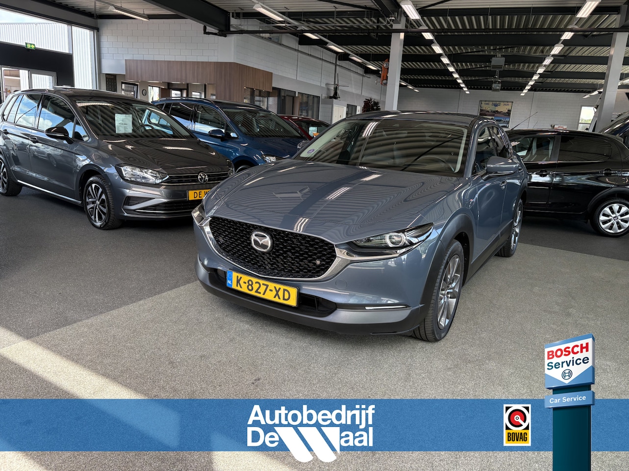Mazda CX-30 - 2.0 e-SkyActiv-X 185pk Mild Hybrid Luxury LEDER/BOSE/HUD/DODEHOEK/CAMERA/18INCH/PDC/KEYLES - AutoWereld.nl