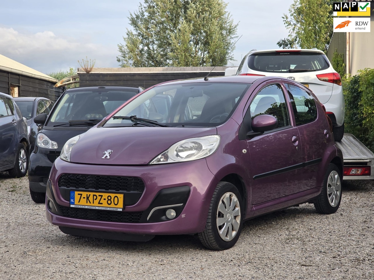 Peugeot 107 - 1.0 Active Airco/Elek. Ramen/Facelift/Paars metallic - AutoWereld.nl